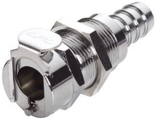 LC16006 - Kupplung MS-VC Schott mit Schlauchtülle 9,5 mm ohne Absperrung