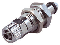 18600 - Stecker MS-VC Schott/Klemmverschraub. 6,4 x 4,3 mm mit Absperrung, NSF (MCD4004 NSF)