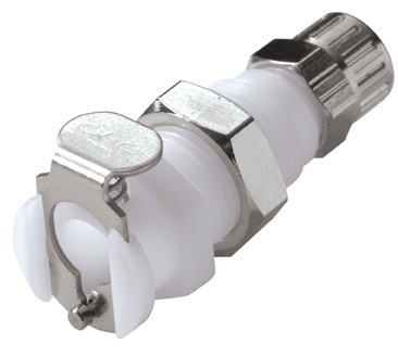 PMC1204 - Kupplung Acetal Schott/Klemmverschraub. 6,4 x 4,3 mm ohne Absperrung