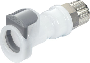 APC13006SH - Kupplung Acetal mit Klemmverschraubung 9,5 x 6,4 mm ohne Absperrung