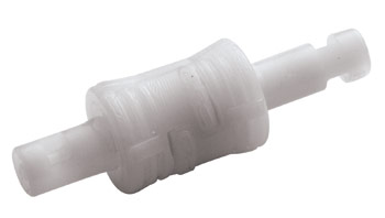 SMC01 - Submini.-Kupplung komplett, Acetal 1,6 mm Schlauchtüllen ohne Absperrung