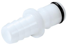41000 - Stecker Acetal mit Schlauchtülle 9,5 mm ohne Absperrung, NSF (APC22006 NSF)