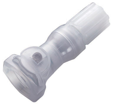 CQHD06100108 - Kupplung PP 1/2" Flare mit Absperrung metallfrei, High-Purity