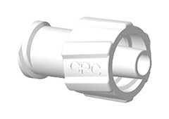 LCP30 - MALE AND FEMALE LUER CAP IN ONE, NYLON WHITE