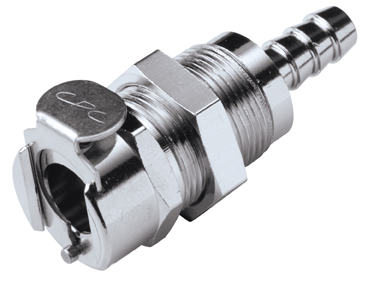 LC16004 - Kupplung MS-VC Schott mit Schlauchtülle 6,4 mm ohne Absperrung
